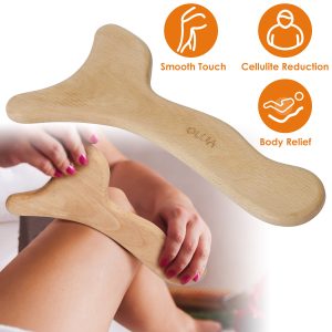 1Pc Wood Therapy Massage Tool Lymphatic Drainage Paddle Wooden Scraping Tools Therapy Massager Body Sculpting Tool