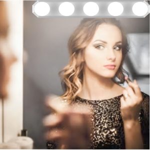 Portable Makeup Light Five Bulbs Mirror Headlight Led Fill